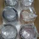 Mfacoy Colored Hobnail Drinking Glasses Set of 6, 12oz Vintage Kitchen Glassware, Embossed Beaded Glass Cups, Water Glasses, Beaded Colorful Water Tumbler for Cocktail, Juice and Various Mixed Drinks