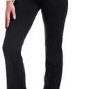 Yogipace Women's 5 Pockets Bootcut Flare Yoga Dress Pants for Work, Office & Everyday Wear, Stretch Flare Leggings, M