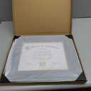 Yaetm 11x14 Diploma Frame, Certificate Frame with Tempered Glass, Display 8.5x11 Document with Black Over Gold Acid-free Mat or 11 x 14 without Mat, Wide Molding (Single, Black)