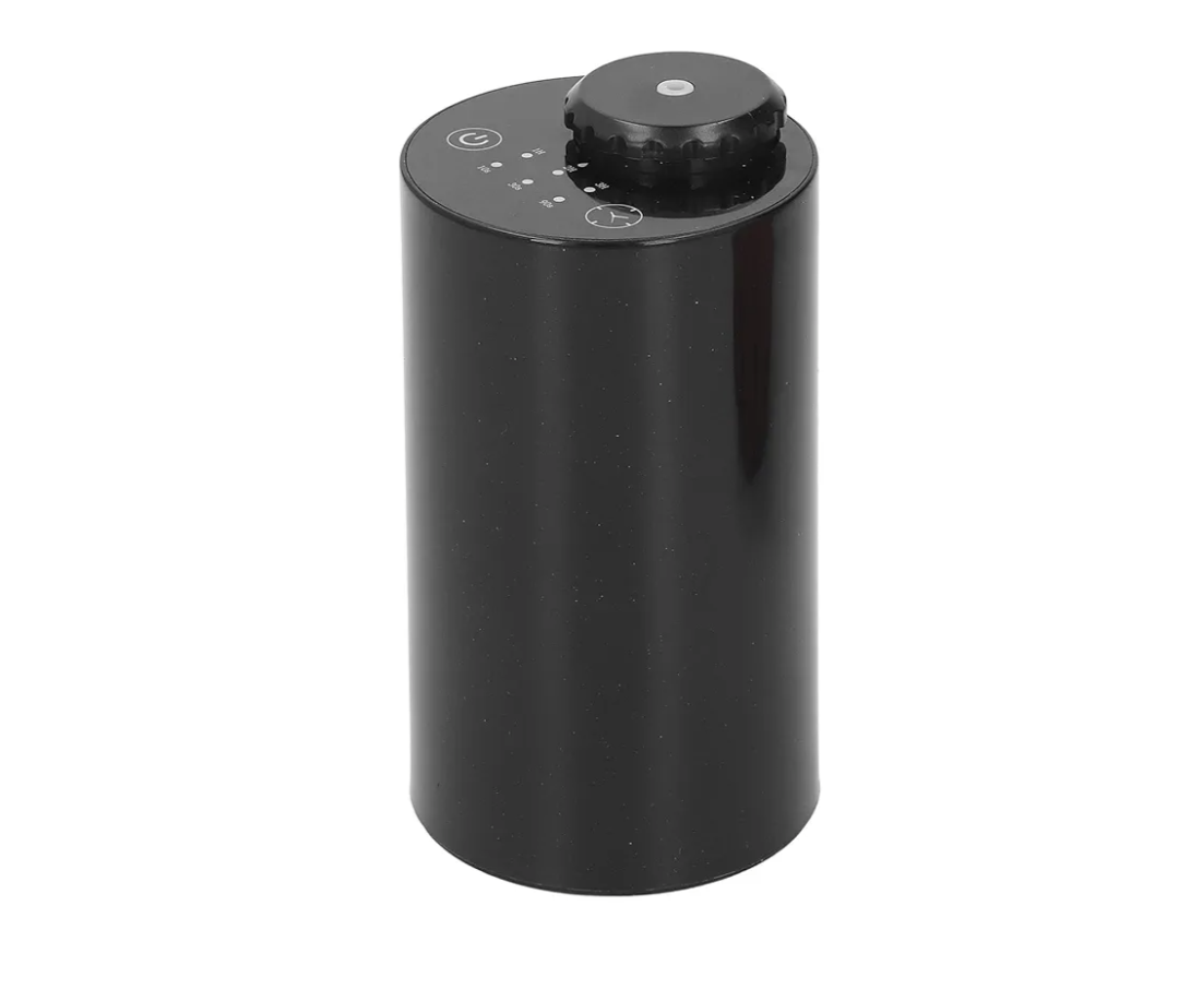 Waterless Scent Diffuser, Quiet Scent Air Machine with Timer for Living Room (Black)