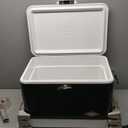 Coleman Vintage 54qt Steel Belted Cooler, Keeps Ice Up to 4 Days, 85-Can Capacity Hard Cooler with Drain & Have-A-Seat Lid (Green)