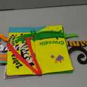 Beiens Baby Books Toys, Touch and Feel Crinkle Cloth Book for Infant Baby 0-3-6-12-18 Months, Early Development Interactive Stroller Soft Toys, Newborn Gifts for Boys Girls