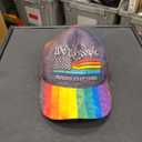 We The People Means Everyone Hat Gay Pride Rainbow Month Hat Adjustable Baseball Cap Unisex Men&Women