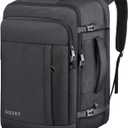 Carry On Backpack, 50L Travel Backpack, Luggage Backpack TSA Flight Approved Laptop Backpack for Men & Women, Large Expandable 40L Daypack Lightweight Business Weekender Bag, Black, 2X-Large (20"x14"x10")