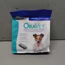 ORAVET Dental Chews for Dogs, Oral Care and Hygiene Chews (Small Dogs, 10-24 lbs.) Blue Pouch, 30 Count