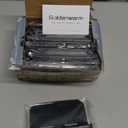 goldenwarm 12 Pack Interior and Exterior Door Hinges, Matte Black Door Hinges 4 inch x 4 inch with 5/8" Radius Corners