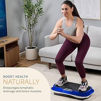 Lifepro Waver Vibration Plate Exercise Machine – High-Intensity Vibration for Muscle Activation, Full-Body Workout Vibrating Platform with Loop Bands, Fitness Equipment for Strength Toning & Fat Loss 