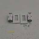 SURAIELEC 15 Amp GFCI Outlet with USB-C & USB-A Ports, Self-Test GFCI Electrical Outlet Combination with USB, Tamper-Resistant GFCI USB Outlet, Screwless Wall Plate Included, ETL Listed, White,2-Pack