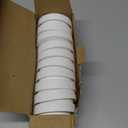 AOZITA 10 WIDE Mouth & 10 REGULAR Mouth Mason Jar Lids - 20 Pack Food Grade Plastic Mason Jar Caps for Ball, Kerr and More Canning Jars - Leakproof & Dishwasher Safe - White