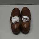 IDIFU Women's Loafers Slip On Classic Brown Penny Loafers for Women Comfortable Dress Shoes for Women Lightweight Flats Casual Work Walking Business Driving Loafer Shoes(Brown Pu, 8)