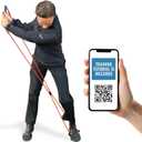 Golf Swing & Grip Accuracy & Power Trainer | Resistance Band Training Aid for Swing Path, Grip & Muscle Memory | Pre-Round Warm-Up & Practice Tool | Golf Training Aids & Accessories | Right Hand Only