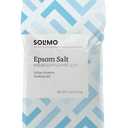 Amazon Brand - Solimo Epsom Salt Soak, Magnesium Sulfate USP, Relaxing Bath Soaking Aid, Unscented, 8 Pound, Pack of 3, Resealable Bags