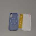 Miracase Magnetic for iPhone 17 Case (Compatible with MagSafe) with Screen Protector Military-Grade Protection, Anti-Fingerprint Translucent Matte Phone Cover for iPhone 17 6.3 inch, Light Blue