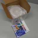 Potchen 10 Pcs Ceramic Coasters for Drinks Color Your Own Coaster Set DIY Absorbent Cup Mat with 12 Markers and Cork Base Gift Arts and Crafts for Coffee Table Apartment Bar Home Decoration (Mandala)