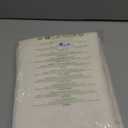 NICETOWN White Linen Sheer Curtains 90" Length, Rod Pocket & Back Tab Window Treatments Semi Sheer Curtain Drapes Privacy with Light Through for Living Room/Bedroom, 104 inch Length Total 2 Panels