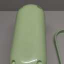 Bathroom Trash Can with Lid 3.2 Gallon Narrow Trash Can Small Plastic Trash Bin 12 Liter with Press Type Lid for Bedroom Bathroom, Mint Green