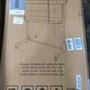 Fodoss Baby Bassinets Bedside Sleeper - All Mesh Bedside Bassinet with Wheels, 7 Height Adjustable Baby Bassinet for Infants, Beige, Crib