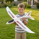 Toyvian Giant Foam Airplanes, 2Pcs 39inch Hand Toss Gliders, 38.98 x 23.62 x 6.1 inches