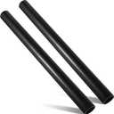 Landical 2 Pcs 1.5 Inch x 2 ft Black ABS Pipe DWV Drain Pipe Plastic Fittings for Drain Waste and Vent
