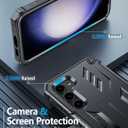 for Samsung Galaxy S23-Plus Case: Heavy Duty Rugged Shockproof Protective Cover with Kickstand | Military Grade Protection Phone Case Without Built-in Screen Protector