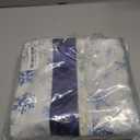 Christmas Pillow Covers 18x18 Blue Christmas Decorations Snowflake Throw Pillow Covers Xmas Tree Winter Holiday Decor Cushion Case for Sofa Couch Set of 4