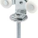 Slide-Co 16466 3 In. Nylon Top Mount Closet Door Tandem Flat Rollers (Single Pack)
