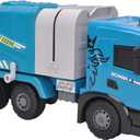 Official Licensed Scania Friction Toy Truck Extra Large Friction Truck with Lights and Sounds Friction Toy Truck for Kids (Recycling Truck)