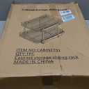 2-Tier Kitchen Cabinet Pull Out Shelf and Drawer Organizer Slide Out Pantry Storaqe Basket in Multiple Sizes (20" Wx 21" D,)