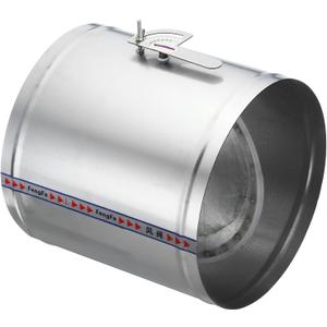 PATIKIL 12" HVAC Duct Manual Volume Damper, Metal Adjustment Airflow Ducting Backdraft Damper Control for Air Ventilation System