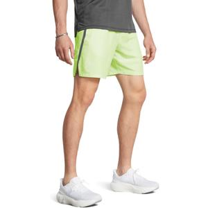 Under Armour Men's Launch Stretch Woven 7-inch Shorts (Large, (304) Morph Green / Castlerock / Reflective)