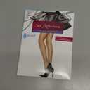 Hanes Women's Control Top Sheer Toe Silk Reflections Panty Hose, Gentle Brown, E/ F