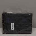 HOdo Home Satin Duvet Cover Queen Size, 3PCS Silk Like Comforter Cover, Ultra Soft and Breathable Bedding Set with Zipper Closure & Corner TiesBlack