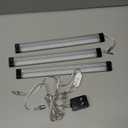 LED Under Cabinet Lighting Touch Cabinet Light Built-in Adjustable Cable No Messy Wires! 3 Panel Under Counter Lights for Kitchen Garage Pantry Closet 6500K 1350Lm Super Bright for Timer Smart Plug (Cool White 6500K)