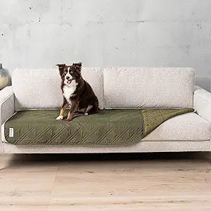PetAmi Waterproof Couch Cover for Dogs, Reversible Furniture Cover Sofa Protector for Pet Cat Bed, Washable Blanket Dog Cover for Couch Seat, 30x70 
