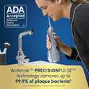 Waterpik Cordless Advanced 2.0 Water Flosser For Teeth, Gums, Braces, Dental Care With Travel Bag and 4 Tips, ADA Accepted, Rechargeable, Portable, and Waterproof, Gray WP-587, 
