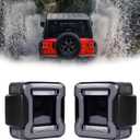 Smoked LED Tail Lights Compatible with JK 2007-2017,Rear Lights w/Tunnel Edition Taillights Brighter when Cross-country NOT FOR JL