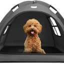 Cat and Dog Outdoor Waterproof Tent House - Indoor/Outdoor Cave Nest Bed for Small Dogs, Cats, Bunnies - Washable (Gray, Small)