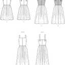 Simplicity SS3131AA Misses' Fitted Dress Sewing Pattern Packet, Design Code S3131, Sizes 10-12-14-16-18