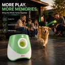Automatic Dog Ball Launcher for Dogs with 10 Balls, Rechargeable Fetch Toy