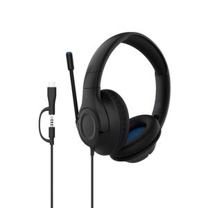 Belkin Sound Form Inspire Wired Over-Ear Headset for Kids, Online Learning & Travel w/Built-in Boom Mic, 85dB Safe Volume Limit - USB-C & 3.5mm - Compatible w/iPhone, iPad, Galaxy & More - Black