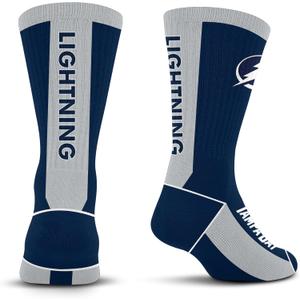 For Bare Feet NHL Unisex Kids Nhl Mvp Crew Sock Youth (One Size, Team Color)