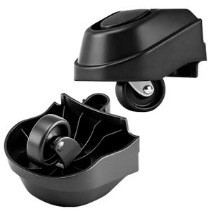 2 Pack 12388 Foot Caster & 12293 Caster Kit Compatible with Rid-GID 6 & 16 Gal Wet/Dry Vac Casters Wheels for Plate-Casters - Suitable for Part 20-Gallon Rigid Vacuum