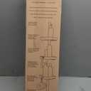 Bath Bliss 4 Tier Aluminum Tension Corner Shower Organizer Caddy in Matte Black