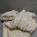 Luciphia Waterproof Dog Blanket for Medium Large Dogs Ultra-Soft Calming Cut Pile Flannel Throw Durable & Warm Furniture Protection for Couch Car Pet Blanket Machine Washable Soft White,M(57''x40'')