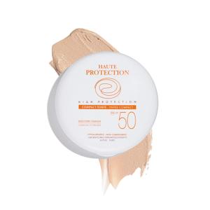 Avne High Protection Tinted Compact, Mineral Sunscreen, Tinted Sunscreen, Broad Spectrum SPF 50+, UVA/UVB Blue Light Protection, 100% Mineral, Water Resistant, Non-Greasy, Fragrance-Free