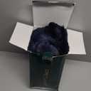 BENVWE Fluffy Faux Fur Throw Blanket for Couch, Soft Plush Thick Cozy Fuzzy Luxury Minky Bubble Blanket for Home Living Room Decor Gift for Women, Navy Blue, 51" x 63", 1100GSM