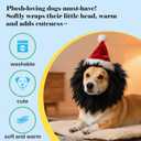 Dog Costume Lion Mane Funny Reindeer Moose Dog Costume for Halloween & Christmas Photoshoot Entertainment (Black) Size M