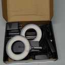 Aokrean Plant Grow Light, 48 LEDs Full Spectrum Grow Lights for Indoor Plants, Height Adjustable Small Halo Grow Light with Base, 3 Optional Spectrums, Auto Timer 3/9/12Hrs, 10 Brightness, 3 Pack (3.4in-Black)