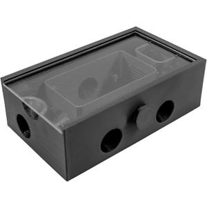 Bristle Worm Trap with Window (Black)