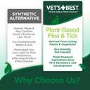 Vets Best Flea and Tick Shampoo for Dogs  Advanced Strength Plant-Based Formula for Flea Treatment and Prevention, Natural Flea Bath and Tick Control, Vet Recommended, Made in USA, 12 oz